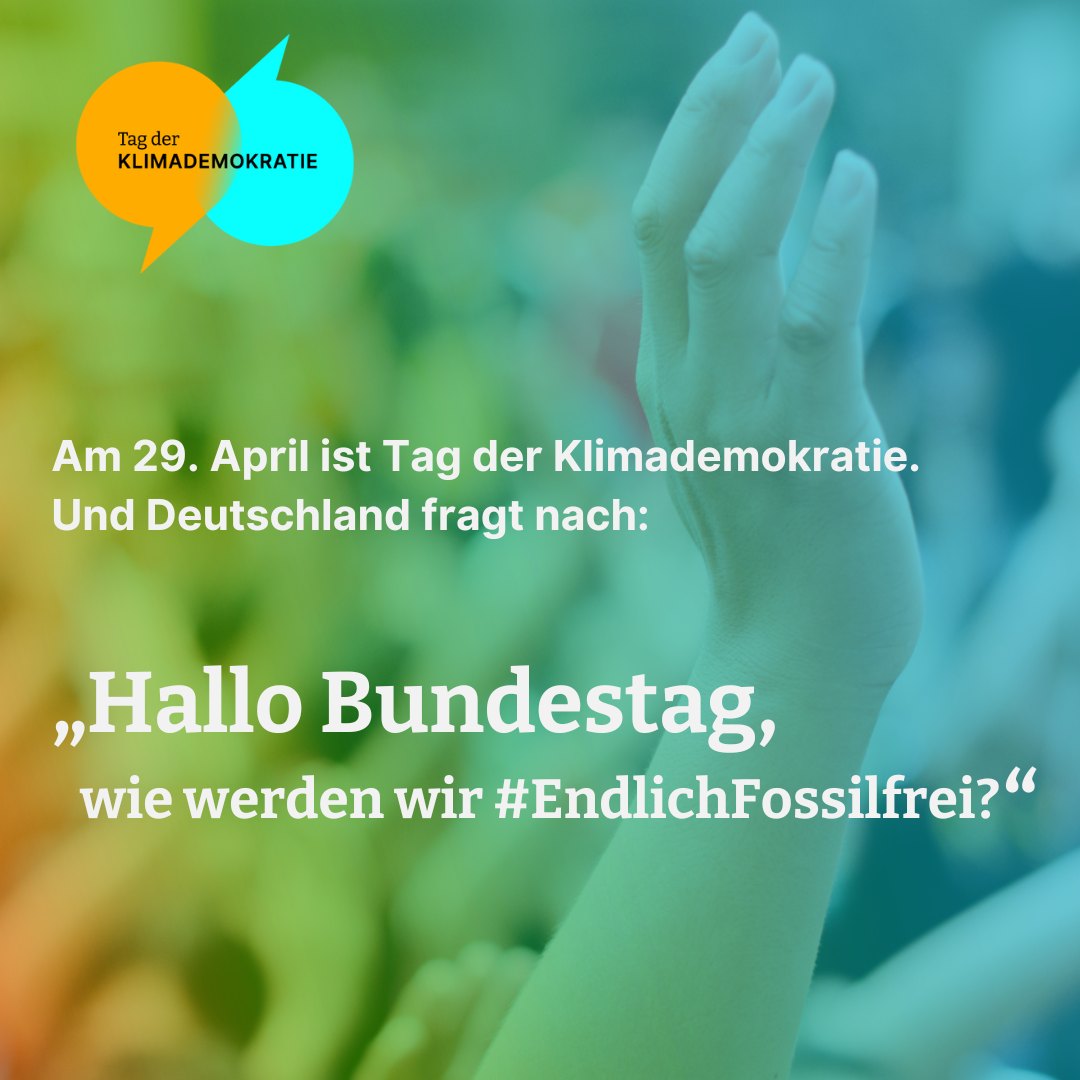 TAG DER KLIMADEMOKRATIE am 29. April