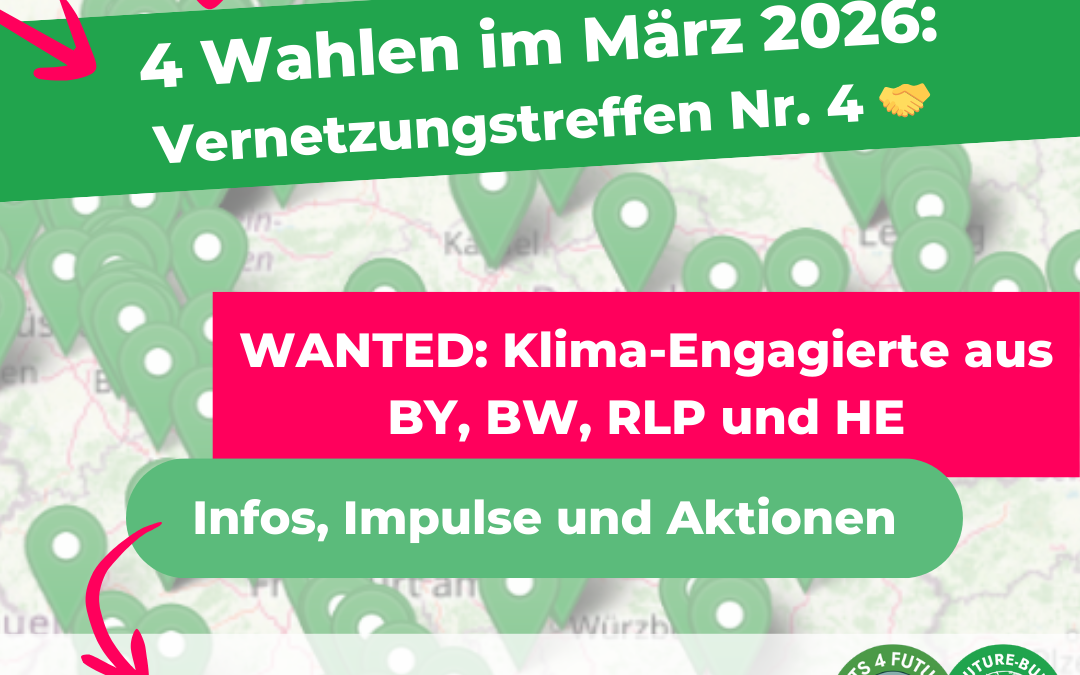 4. Vernetzungstreffen // 4 Wahlen im März 2026: #BY #BW #HE #RLP