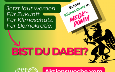 Mecklenburg-Vorpommern: Aktionswoche zu den Wahlen im September 2026